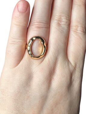 5/$25 😻 Gold Open Oval Fashion Ring - Women's Jewelry